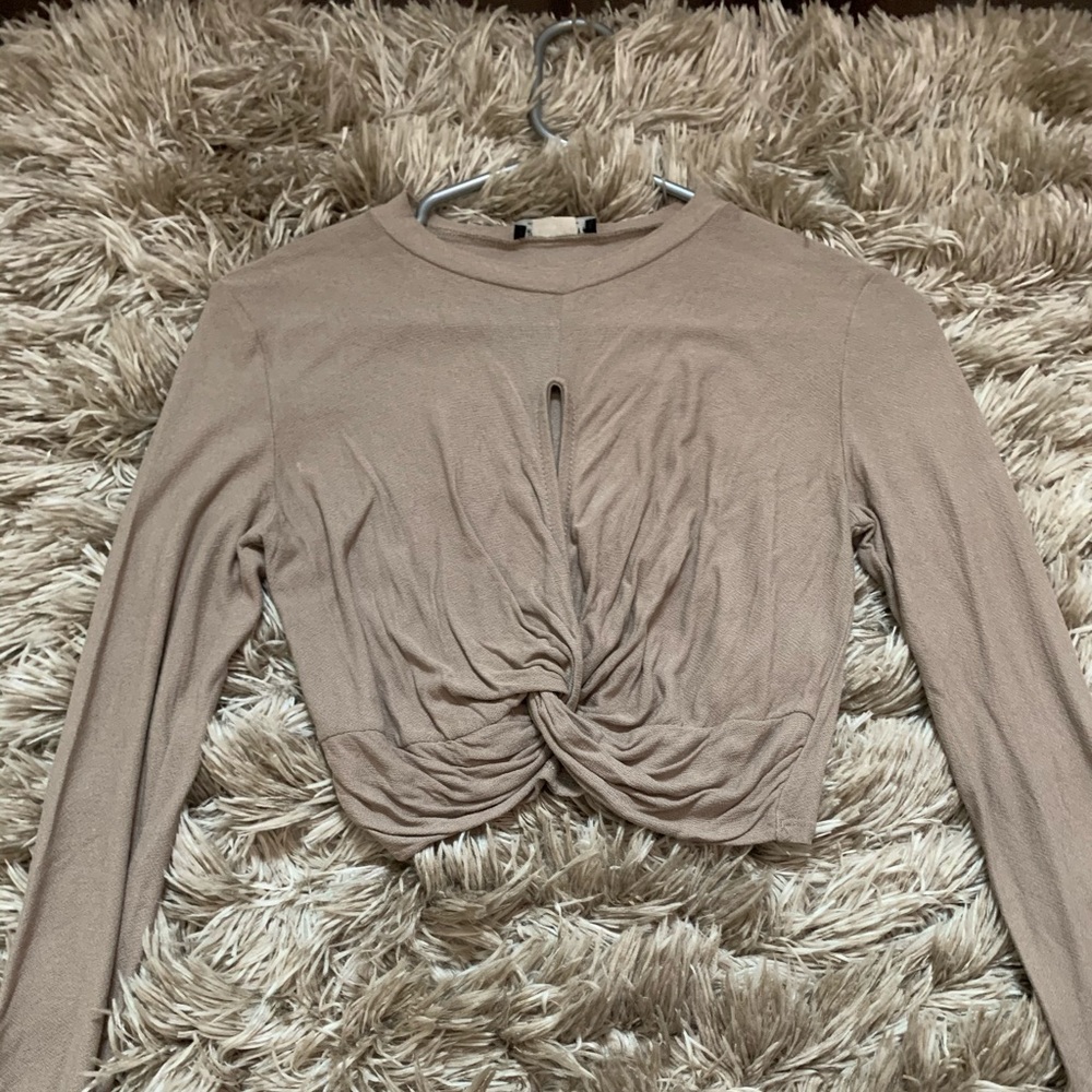FASHION NOVA | Mocha Crop Top